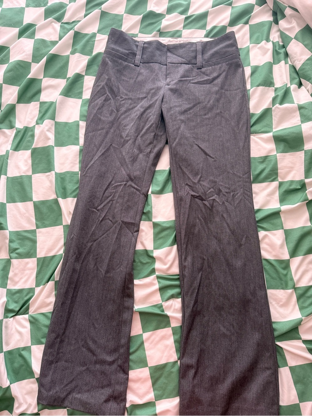 Maurices Charcoal Wide-Leg Dress Pants